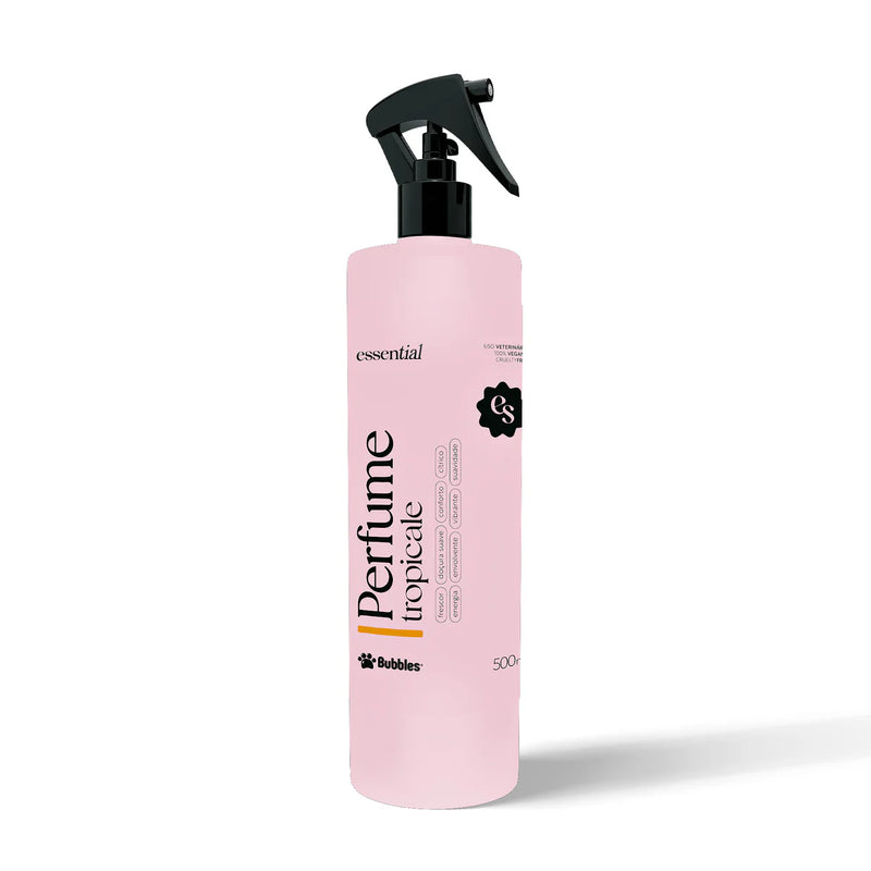 Perfume Pet Tropicale Essential 500ml Cães e Gatos Banho e Tosa Bubbles