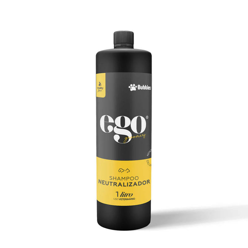 Shampoo Pet Neutralizador De Odores Pro (Ego) 1L 1:10 Cães e Gatos Banho e Tosa Bubbles