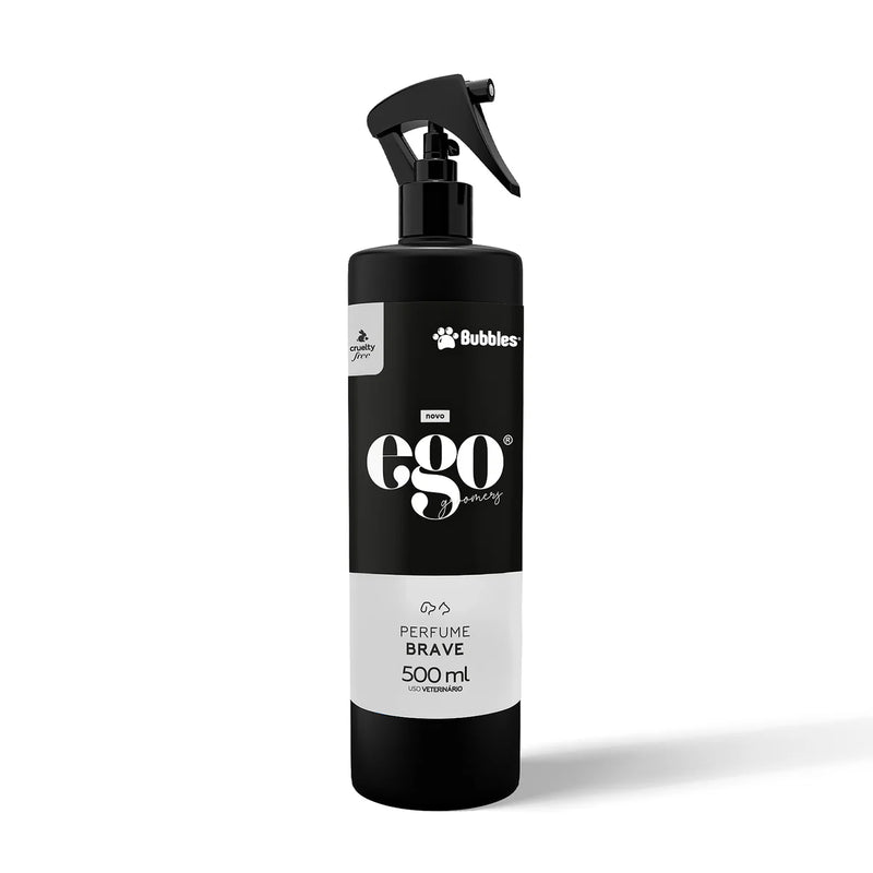 Perfume Pet Brave Pro (Ego) 500ml 30ml Cães e Gatos Banho e Tosa Bubbles