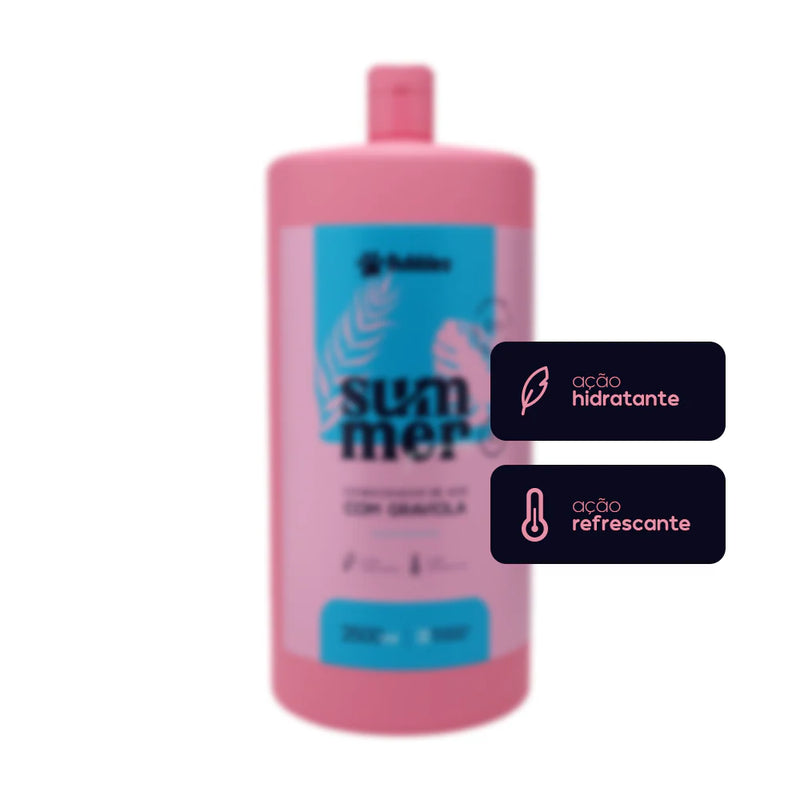 Condicionador Pet Açaí Com Graviola Summer 2,5L 1:1 Cães e Gatos Banho e Tosa Bubbles