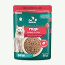Sachê Natural Ragu Gatos Sabor Carne com Chia 80g Pet Delícia
