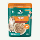 Sachê Natural Ragu Gatos Sabor Frango com Chia 80g Pet Delícia