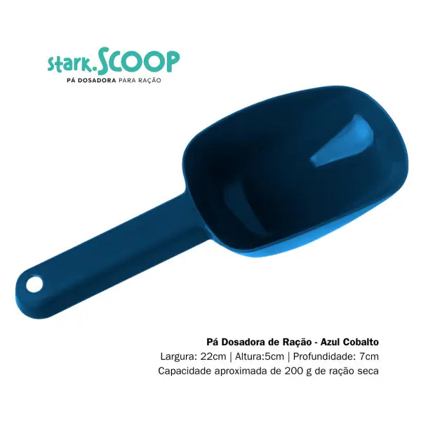 Pá dosadora para ração Stark.SCOOP Atóxico Design exclusivo Fácil de limpar –  Stark Pet