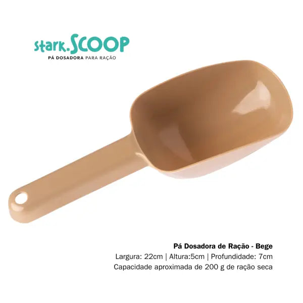Pá dosadora para ração Stark.SCOOP Atóxico Design exclusivo Fácil de limpar –  Stark Pet