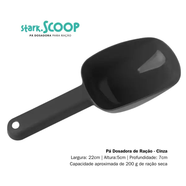 Pá dosadora para ração Stark.SCOOP Atóxico Design exclusivo Fácil de limpar –  Stark Pet