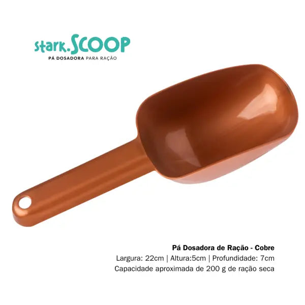 Pá dosadora para ração Stark.SCOOP Atóxico Design exclusivo Fácil de limpar –  Stark Pet