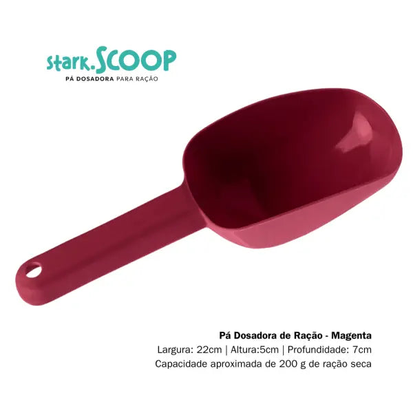 Pá dosadora para ração Stark.SCOOP Atóxico Design exclusivo Fácil de limpar –  Stark Pet