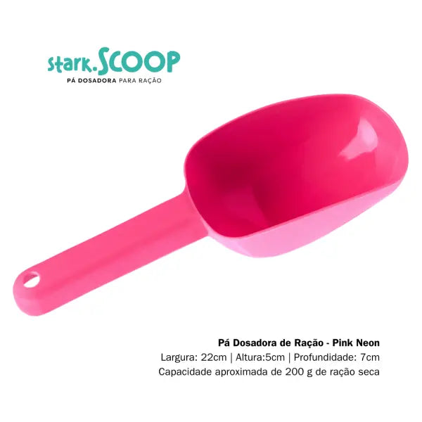 Pá dosadora para ração Stark.SCOOP Atóxico Design exclusivo Fácil de limpar –  Stark Pet