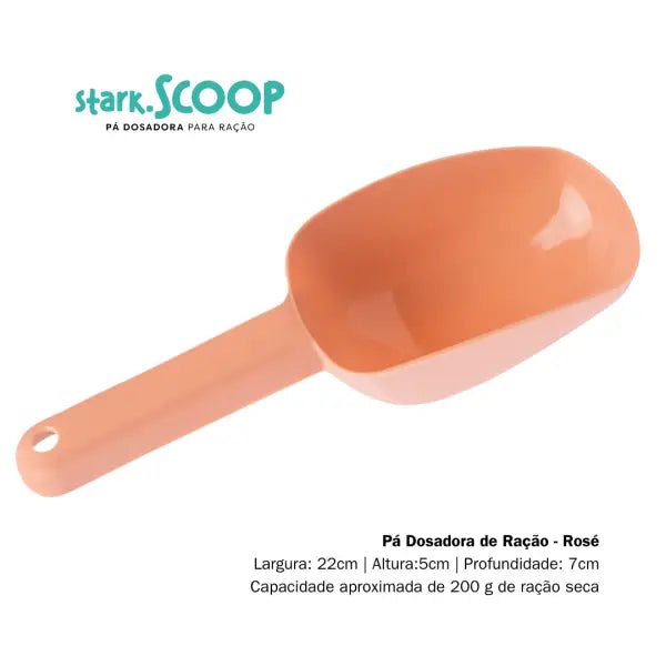 Pá dosadora para ração Stark.SCOOP Atóxico Design exclusivo Fácil de limpar –  Stark Pet