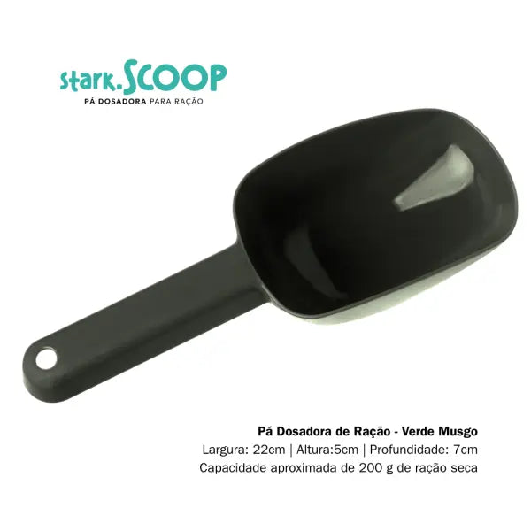 Pá dosadora para ração Stark.SCOOP Atóxico Design exclusivo Fácil de limpar –  Stark Pet