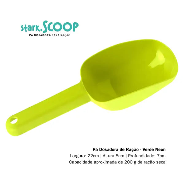 Pá dosadora para ração Stark.SCOOP Atóxico Design exclusivo Fácil de limpar –  Stark Pet