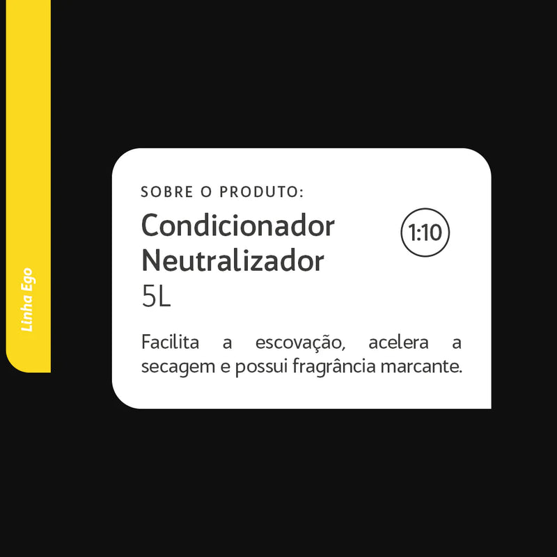 Condicionador Pet Neutralizador De Odores Ego 5L 1:10 Cães e Gatos Banho e Tosa Bubbles
