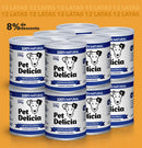 Kit 12 Unidades Pet Delícia Hipercalórica 320 g Cães