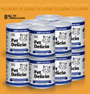 Kit 12 Unidades Pet Delícia Hipercalórica 320 g Gatos