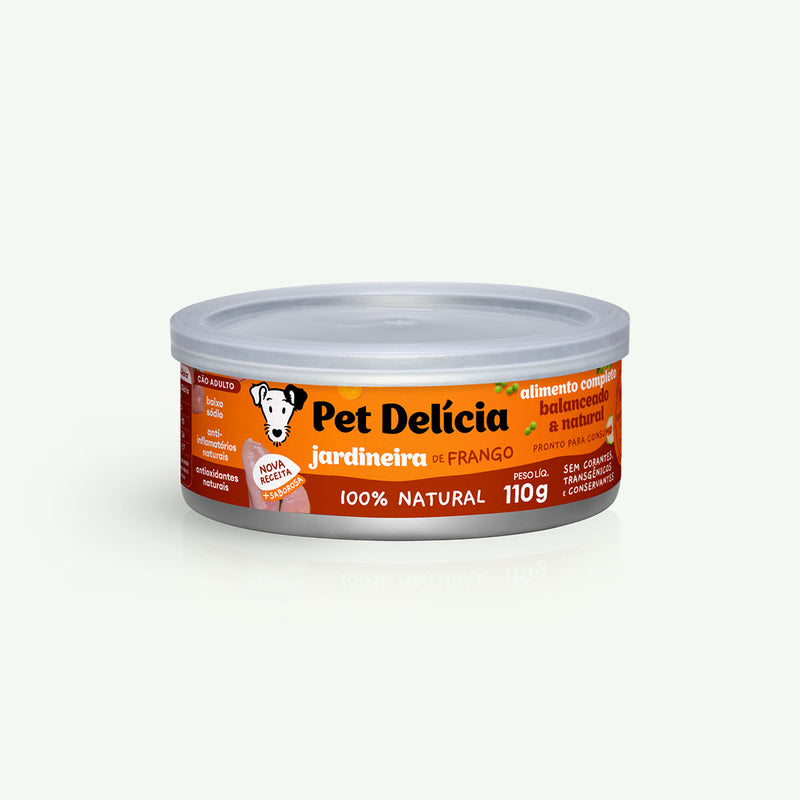Ração Úmida Pet Delícia Cães Jardineira de Frango