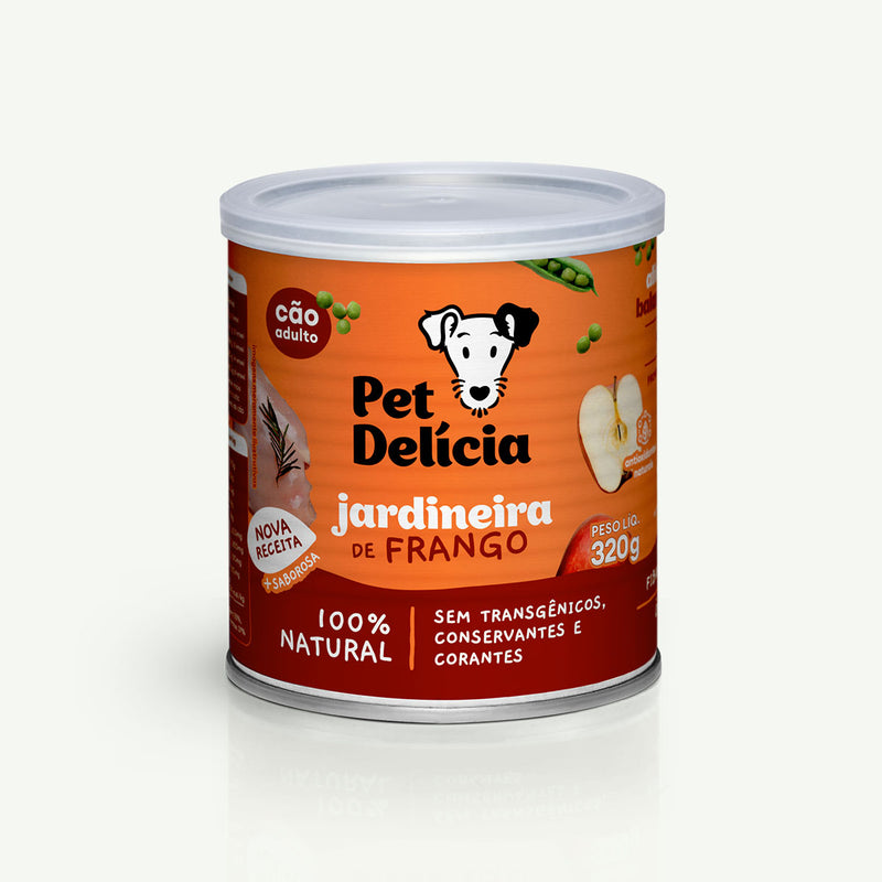 Ração Úmida Pet Delícia Cães Jardineira de Frango
